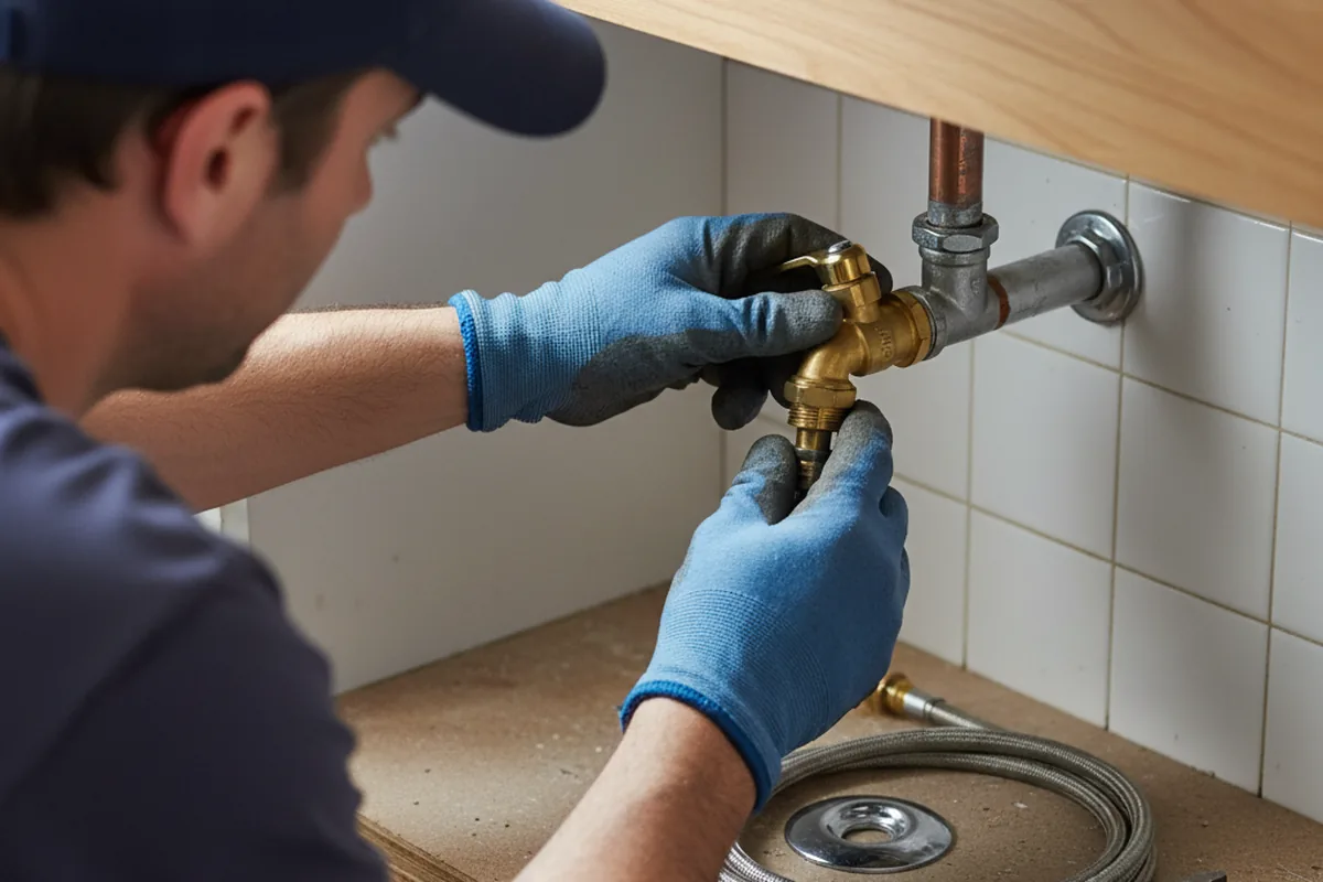 Shutoff valve and fitting work during Emergency Plumbing in Hermosa Beach